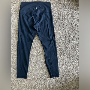 Lululemon align ribbed 25 inch legging color navy size 8